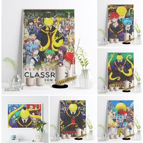 Assassination Classroom Classic Japan Anime Cartoon Wall Art Prints Poster Otaku Bedroom Living Room Home Decor Fans Collection