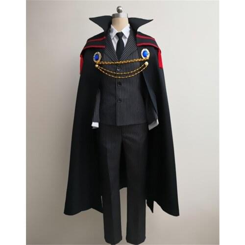 HITMAN REBORN Giotto Cosplay Costume Adult Hitman Reborn Uniform Cloak Suit Outfit L321