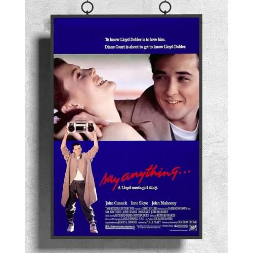 L050 Say Anything... (1989) Movie Classic 02 Silk Fabric Poster Art Decor Indoor Painting Gift