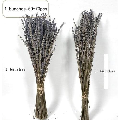 Lavender Natural Dried Flower Bouquet For Wedding Party Decoration DIY Immortal Flower Decor Garden Living Room Decor