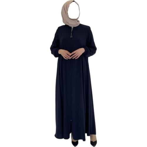 Miss Ferace color Mevlana model wide cut black navy blue smoked Ferace 2021 summer season Miss ferace 148 cm miss abaya