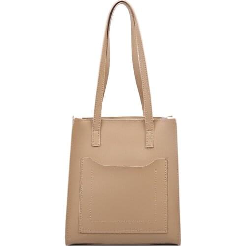 Fashion Shoulder Bag Female Brand Big Shopper Tote Bag Pu Leather Casual Tote Bag Vintage Luxury Handbag for Women 2021 Designer