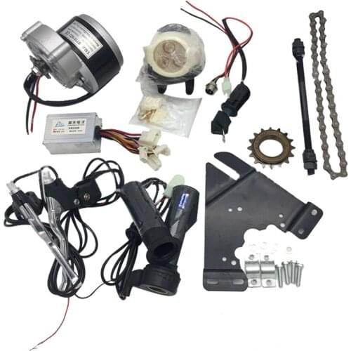Electric Bicycle Motor Kit Engine Mountain Bike modified with Intelligent Controller, Speed Adjustable