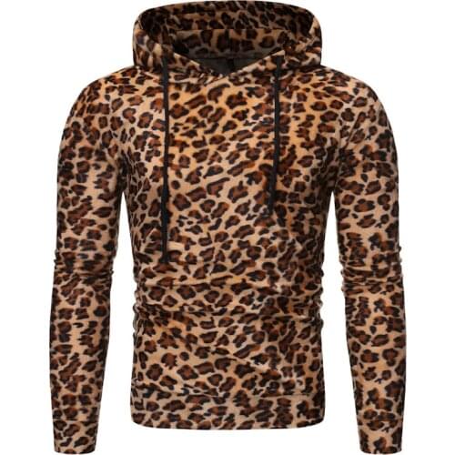 Mens Hipster 3D Leopard Print Hoodie Sweatshirt Autumn Winter Long Sleeve Hoodies Men Women Streetwear Hip Hop Hooded Tracksuit