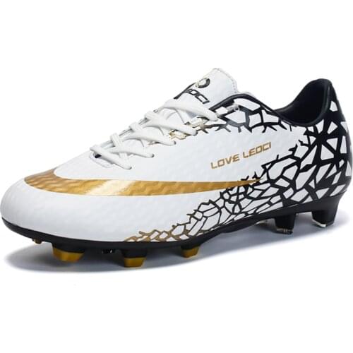 TaoBo 2019 Size 35-44 Mens Boy Childrens Football Anti-skid Lawn Football Soccer Shoes TF Hard Earth Sneakers