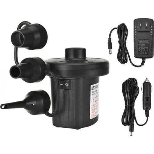 Inflatable Pump Electric Air Mattress Camping Pump Air Compressor Portable Inflator Air Pump For Home Boat EU Plug