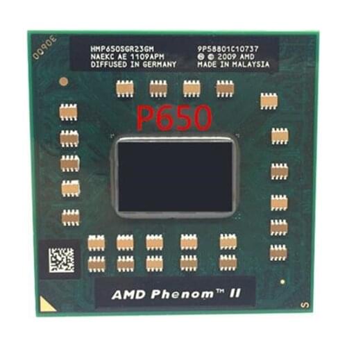 Free Shipping AMD Phenom P650 HMP650SGR23GM P650 CPU Dual core 2.60 GHz 2MB L2 Cache Socket S1 (S1g4) PGA638