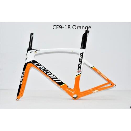 Telaio bici da corsa carbonio CECCOTTI Green carbon road frame road bike carbon frame PF30 cadre carbone route 2019 gravel bike
