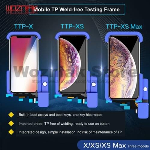 JC TTB-X for IPHONE X XS XSMAX Mobile phone TP Test Rack No Welding LCD Screen Touch Fixture