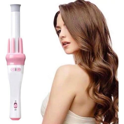 80% Hot Sale Automatic Rotary Ceramic Curl Iron Wand Heat Resistant Hair Curler Styling Tool