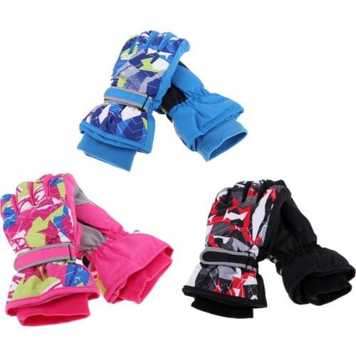 Waterproof Ski Gloves Winter Warm Snowboard Snowmobile Cold Weather Gloves for Children, Boys, Girls, Mens, Womens