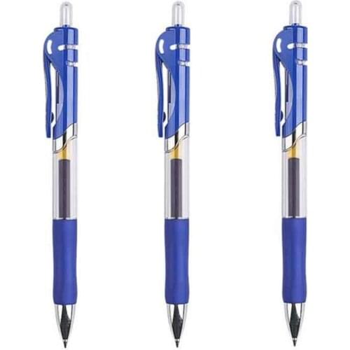 Hot Sale Retractable Gel Pens Set Ink Colored Gel Pen 0.5mm Replaceable Refills Office School Supplies Stationery Writing Tools