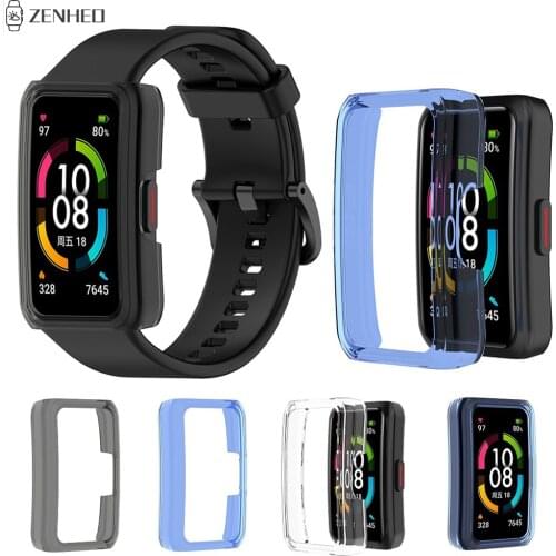 PC Protective Cover Case For Huawei Honor Band 6 Protector Shell Frame Bumper