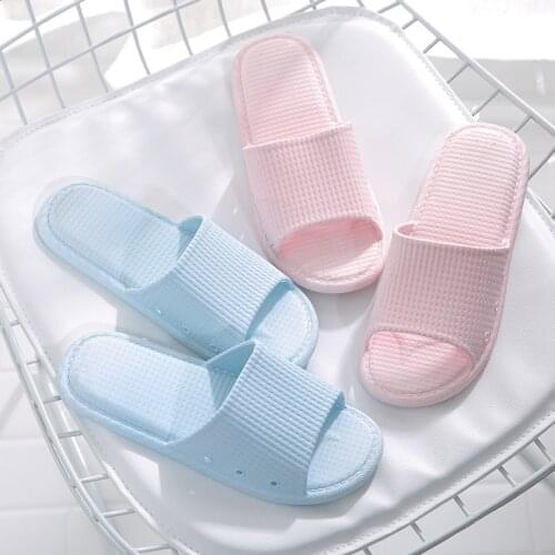 Women Summer Indoor Slippers Floor Flat Shoes Indoor Eva Flip Flops Female Non-slip Bathroom Home Slippers Zapatillas De Mujer