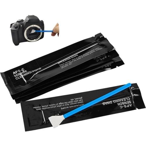 10pcs Sensor Cleaning Kit Cleaner Swab Ultra for Digital Cameras Sensor for Full-Frame Sensors