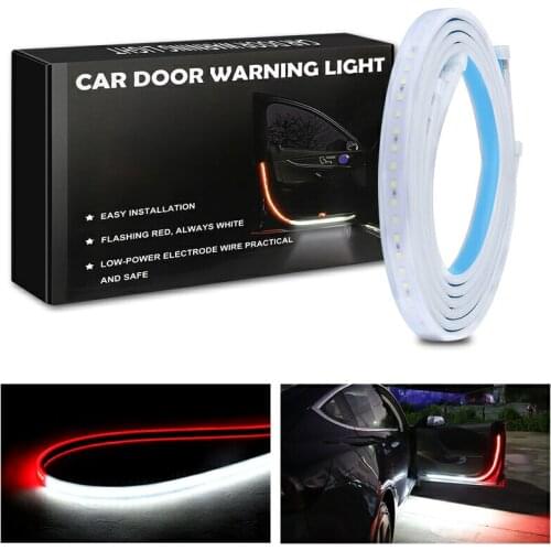 12V LED Car door warning light Anti-collision Strobe Flashing Anti Rear-end Collision Welcome lights