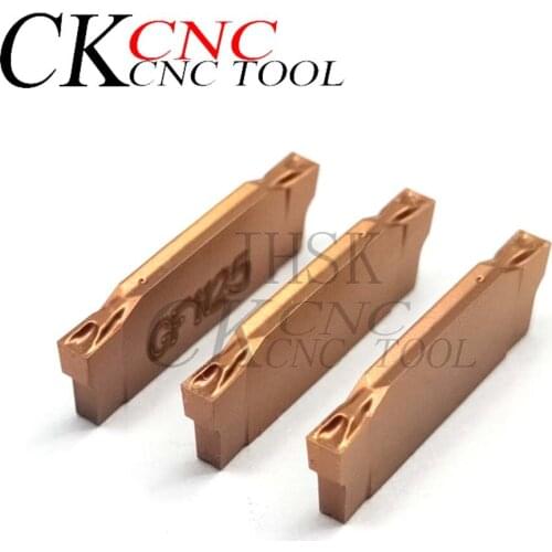 1p N123D2-0150-001-GF 1125 carbide grooving inserts high quality N123D2-0150 slot turning tools cutter lathe 2mm grooving blade