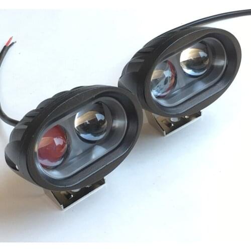 2x 20w Led spot Car Motorcycle truck light bar Offroad driving head light fog lamp 4D Lens projector Spotlights Led work light