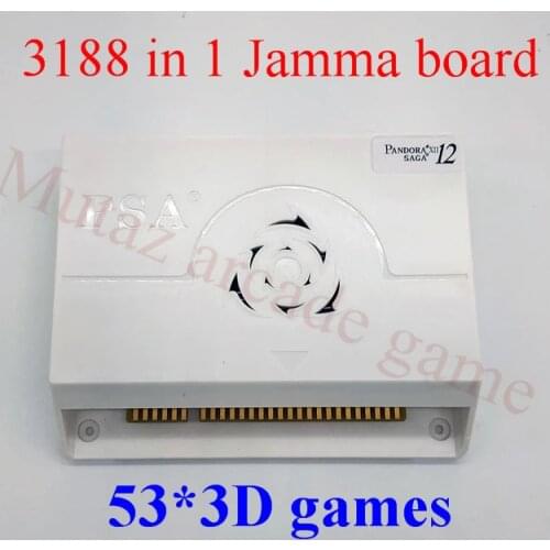 3188 In 1 Pandora Saga box 12 Arcade Version Jamma Board PCB Joystick Machine Arcade Cabinet Coin-operated video games HD VGA
