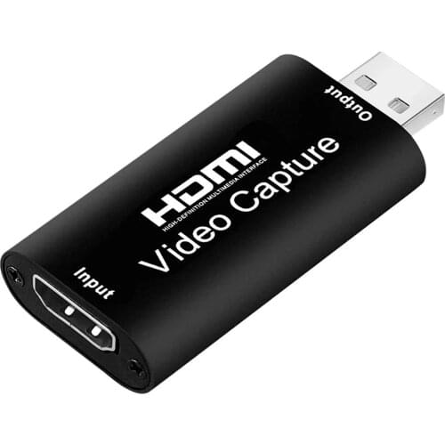 4K Mini Placa de Captura de Video HD HDMI 1080P Cartao de Aquisicao USB 3.0 Adaptador De Placa de Captura de Video de Audio Para