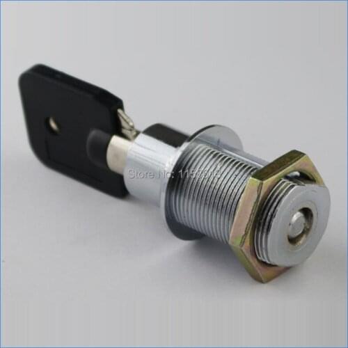 5 pieces 23mm high security keyed differently tubular key showcase door push lock