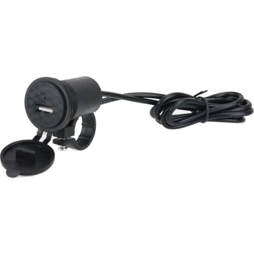 80% Hot Motorcycle Charger Single USB Port Waterproof PC Quick Charge Adapter for Motorbike Waterproof Mini Motorcycle Charger