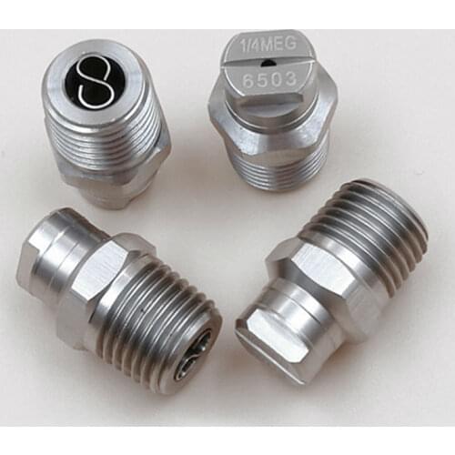 1/4" 10pcs MEG high pressure flat fan spraying systems nozzles,Washer nozzle Wash car parts