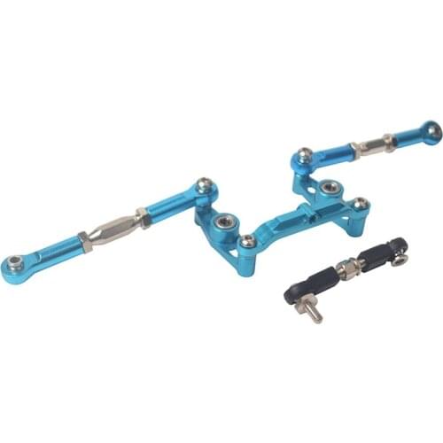 Aluminum Alloy Ball Bearing Crank Steering Set for Tamiya TT02B TT-02B 1/10 RC Car Upgrade Parts Accessories