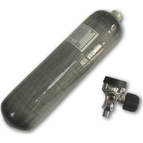 AC10321 Pcp Air Gun Tank Composite 3L Carbon Fiber Cylinder Airforce Condor With Gauged Valve 4500psi For Diving Balloon