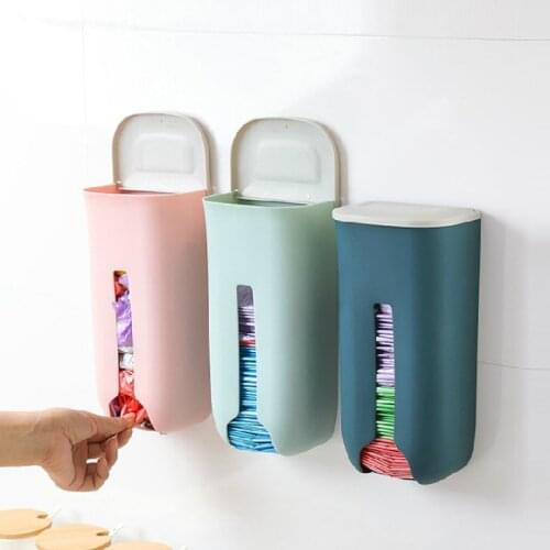 New Home Life Wall Hanging Kitchen Garbage Bag Storage Rack Kitchen Bathroom Plastic Bag Nordic Style Shoe Cover Storage Box