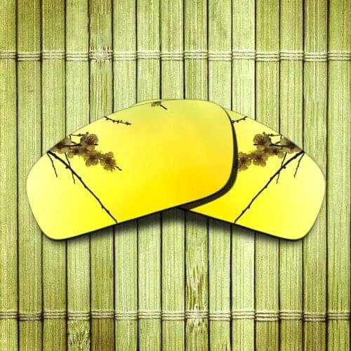 Polarized Replacement Lense For-Oakley Monster Pup Sunglasses Frame True Color Mirrored Coating - Yellow Options