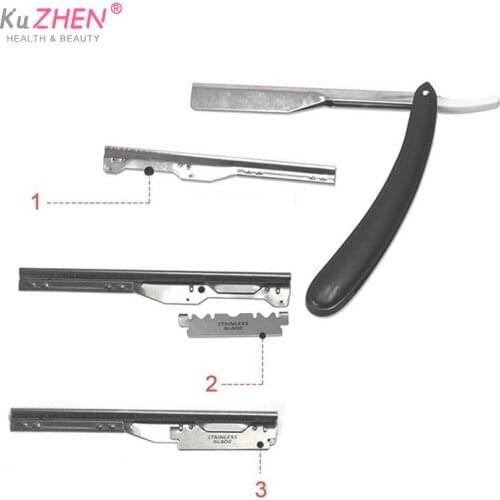 Pro Manual Shaver Straight Edge Stainless Steel Sharp Barber Razor Folding Shaving Shave With Blade Straight Razor Tool