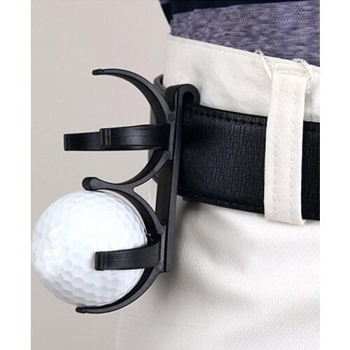 Golf Simple Croquet Clip Double Ball Clip Golf Ball Holder Clip Prop Organizer Sporting Training Accessory Golf Bag