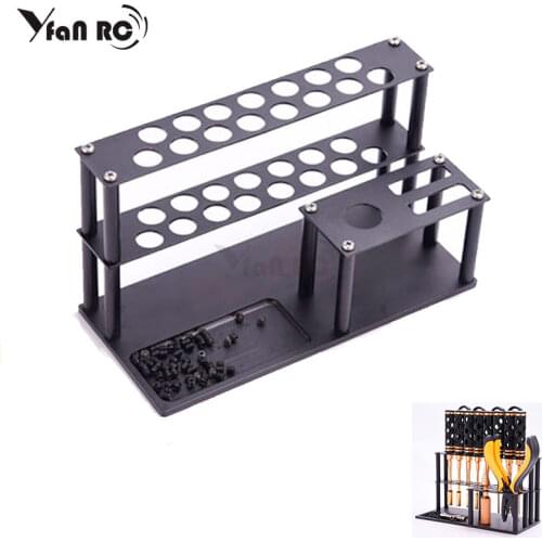 Maintenance tool base finishing screwdriver wrench storage rack for RC Trx4 scx10 Drone FPV Quadcopter Helicopter Model Repair