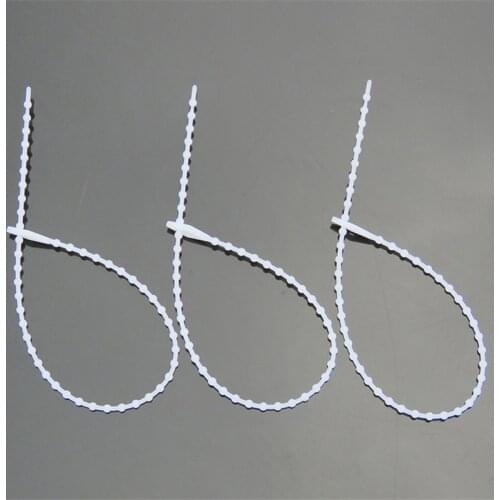 Xingo releasable Cable Ties Plastic Zip Ties bead & knot ties 18 lbs UL RoHS SGS Approved Loop Wrap Nylon zip ties 50pcs