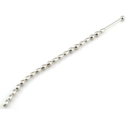 Newest stainless steel 250mm long urethral sound dilator plugs rod male penis inserts plug rods sounding mens chastity sex toys