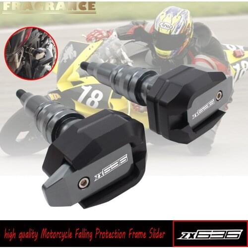 Motorcycle Protection Frame Slider Fairing Guard Anti Crash Pad Protector For ZX636 ZX6R ZX 6R 636 ZX-636 2007-2017