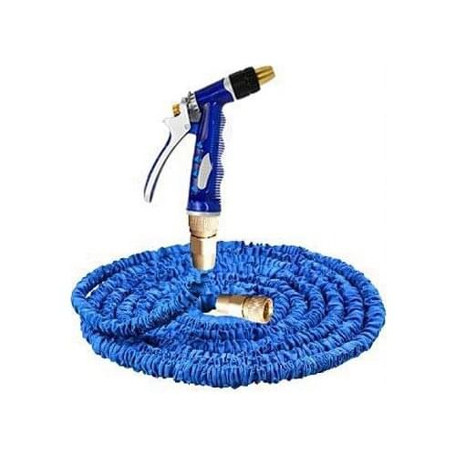 100FT Extendable Home Garden Hoses With Copper Nozzle Car Washing Hose With Magic Water Gun Free Shipping