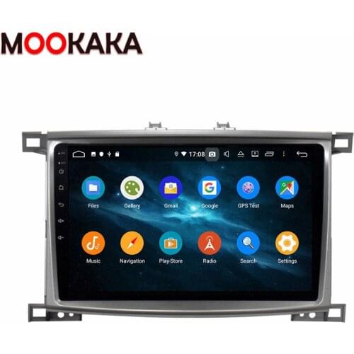 IPS Android 10.0 4+128G Car Multimedia Player For Toyota Lc100 2005-2007 GPS Navigation Auto Audio Stereo Head Unit DSP Carplay