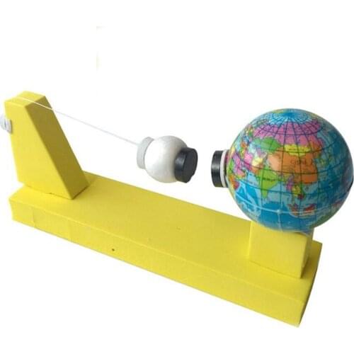 DIY Earth Moon Gravity Geography Model Kids Scientific Experiment Teaching Toys Kits Childrens Educational Toy