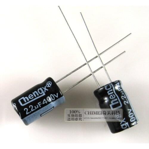 Electrolytic capacitor 400V 2.2UF capacitor