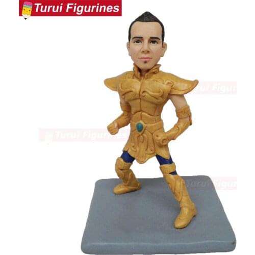 Saint Seiya Soul of Gold Action Figure real people face sculpture design figurines miniatures by Turui Figurines fully handmade