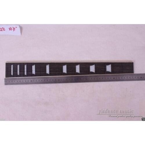 Electric Guitar Fretboard Rosewood 24.75 Nice Inlay Flat Surface #045