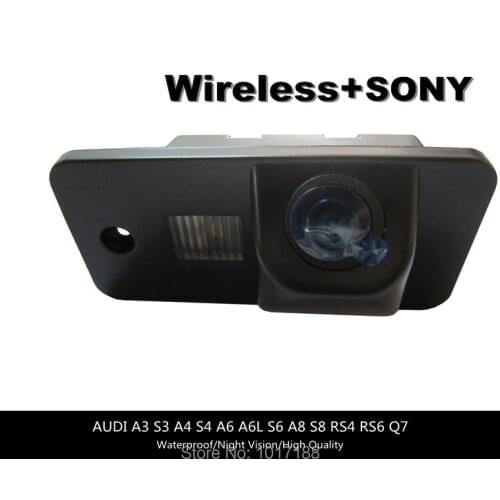 HD!! WIFI camera Wireless Car Rear View Camera SONY Chip For AUDI A3 S3 A4 S4 A6 A6L S6 A8 S8 RS4 RS6 Q7