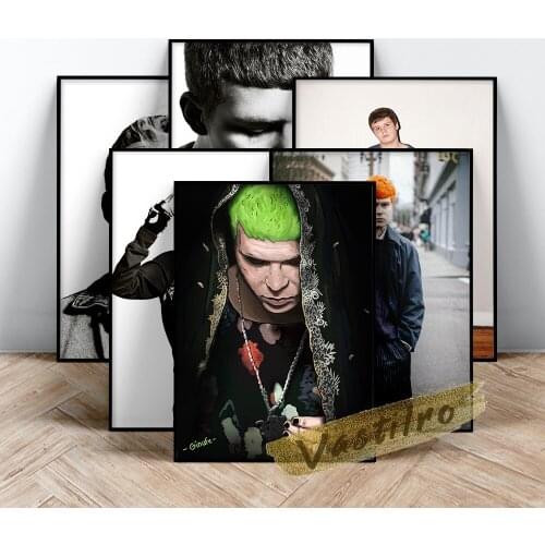 Music Star Poster, Handsome Man Canvas Painting, Nordic Character Portrait Prints Art, Living Room Bedroom Wall Decor, Fans Gift