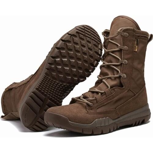 Mens Tactical Boots Non-slip Wear-resistant Military Boots Desert Combat Boots Outdoor Hiking Shoes Army Boots Male Shoes New