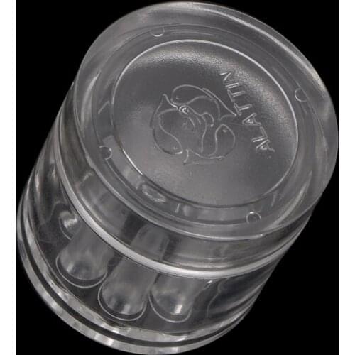 2020 New 8 Holes Transparent Plastic Aquarium Tank Catcher Trap Tube Trapper for Planaria Worm Leech Fish Pet Supplies