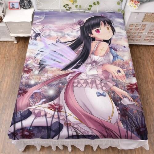 New Anime Cartoon ore no imouto ga konnani kawaii wake ga nai flat sheet bed sheet top sheet No.014