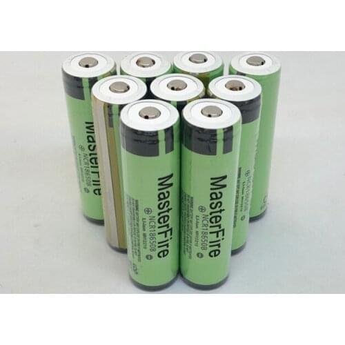 Wholesale MasterFire Original Protected NCR18650B 3.7V 3400mah 18650 Rechargeable Lithium Battery Laptop Batteries For Panasonic