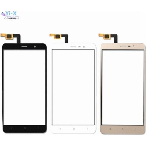 Front Glass Touch Screen For Xiaomi Redmi note 3 Mobile Touch Glass Digitizer Panel Lens Sensor TouchScreen For Hongmi note 3
